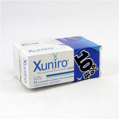 XUNIRO 10MG 14 TABLETAS 1+1