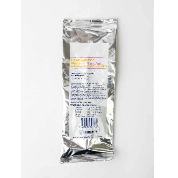 LEVOFLOXACINO NORMON INFUSION BOLSA 500 MG