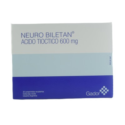 NEURO BILETAN 600 MG 30 COMPRIMIDOS