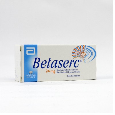 BETASERC 24MG 20 TABLETAS