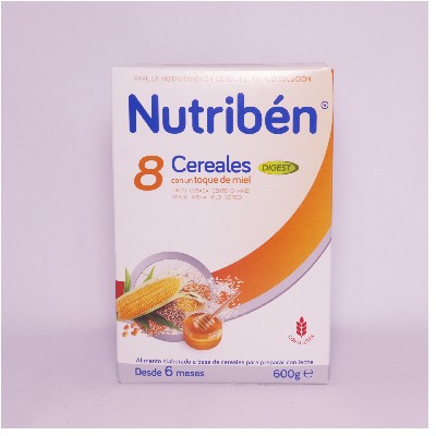 NUTRIBEN 8 CEREALES MIEL DIGEST 600GR