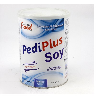 PEDIPLUS SOYA POLVO VAINILLA 400 GRAMOS