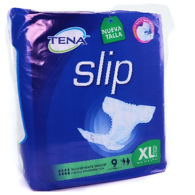 TENA SLIP XTRA LARGE 9 PAÑALES