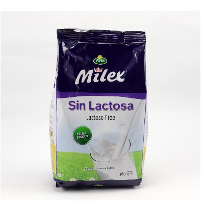 MILEX SIN LACTOSA 360 GRAMOS FUNDA