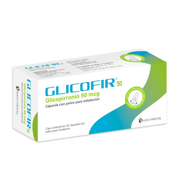 GLICOFIR 50MCG 30 CAPSULAS P/INHALACION