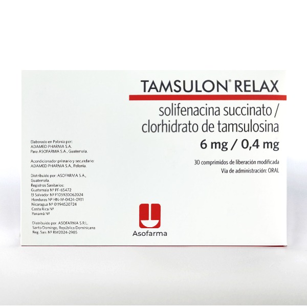 TAMSULON RELAX 6/0.4MG 30 COMPRIMIDOS