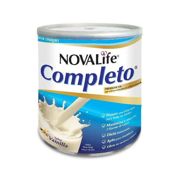 NOVALIFE COMPLETO SABOR VAINILLA POLVO 450G