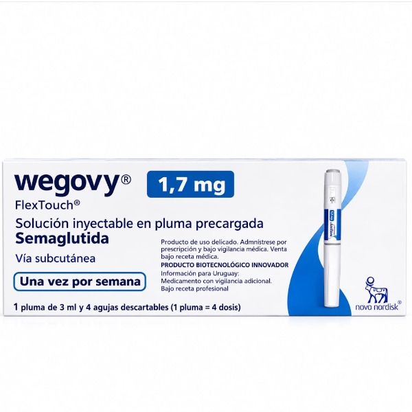 WEGOVY 1.7MG SOLUCION INYECTABLE PLUMA PRECARGADA 3ML (1 PLUMA=4 DOSIS)(AC)